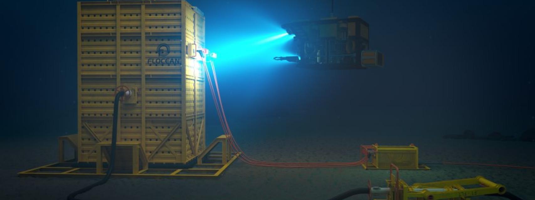 Diseño de una de las cápsulas de la planta desaladora submarina.