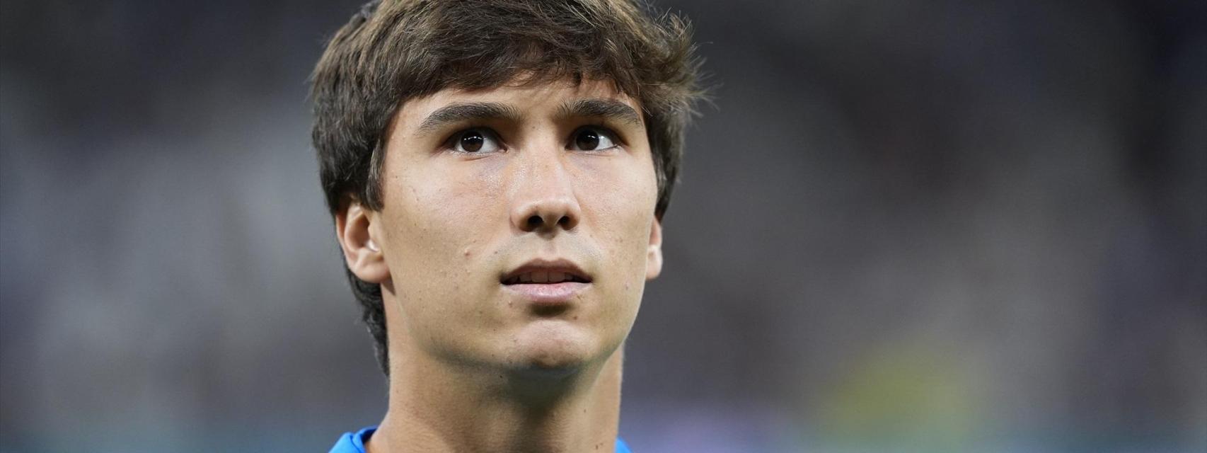 Gonzalo García, en un calentamiento con el Real Madrid