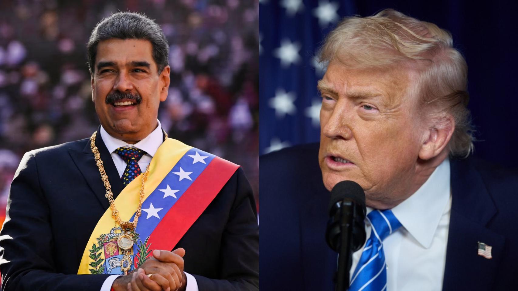 Nicolás Maduro y Donald Trump