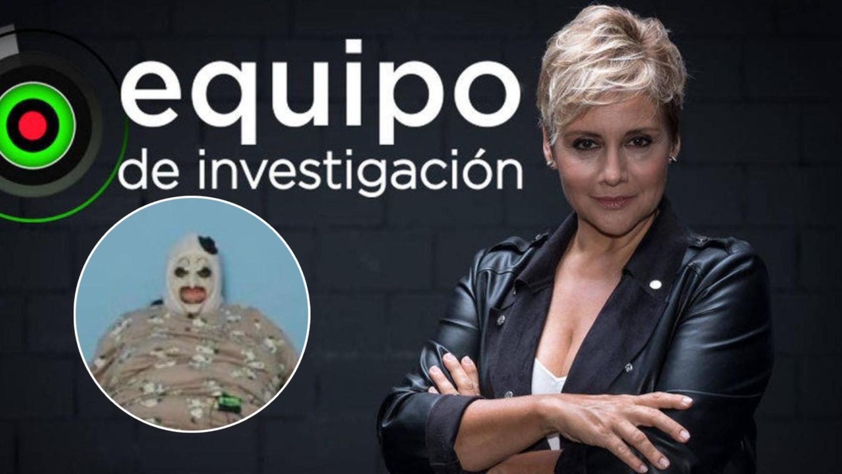Glòria Serra en 'Equipo de investigación' y una imagen de 'La casa de los gemelos'.