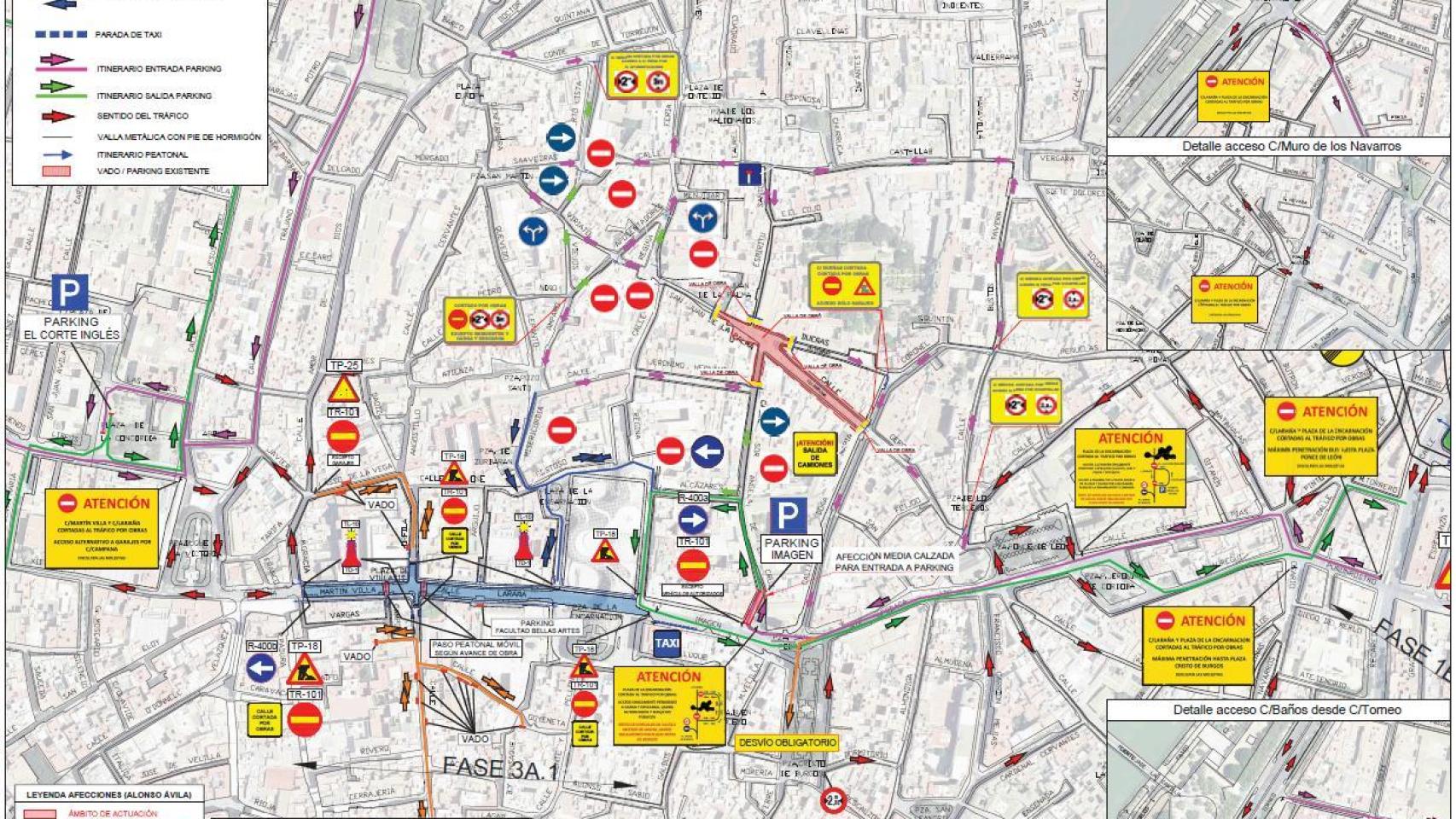 Imagen de cómo queda el tráfico.