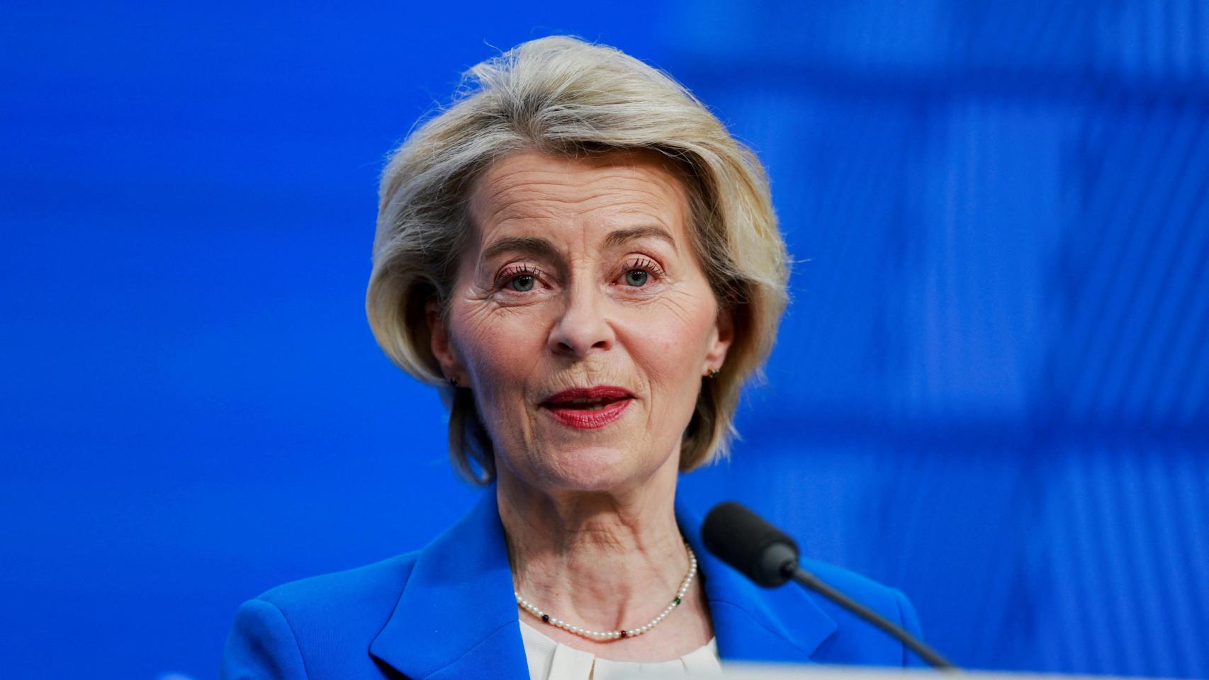 La presidenta de la Comisión Europea, Ursula von der Leyen.