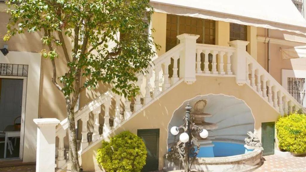 Jardín de la propiedad en venta.