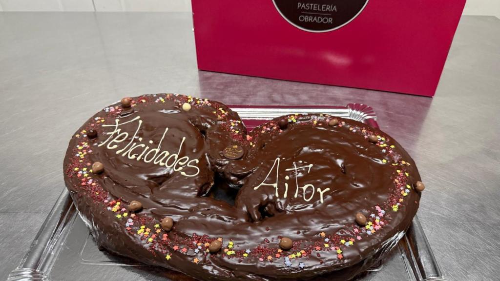 Palmera hecha por Natalia y Óscar