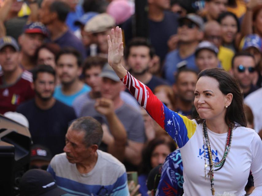 La opositora María Corina Machado.