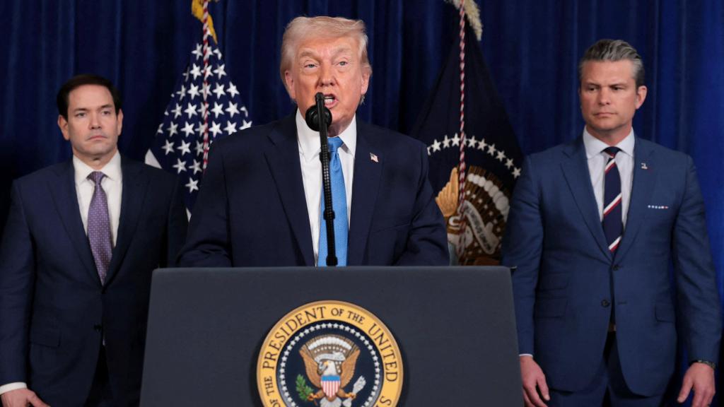 El presidente de Estados Unidos, Donald Trump, el pasado sábado.