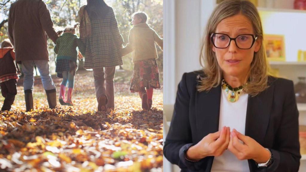 Una familia numerosa y Berta Lamas.