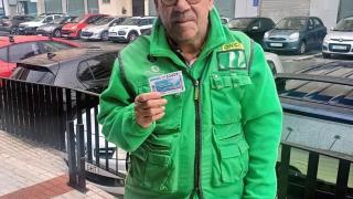 Manuel Ferrer, vendedor de la ONCE.