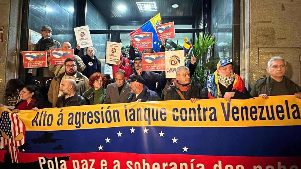 Concentración en Vigo en solidaridad con Venezuela