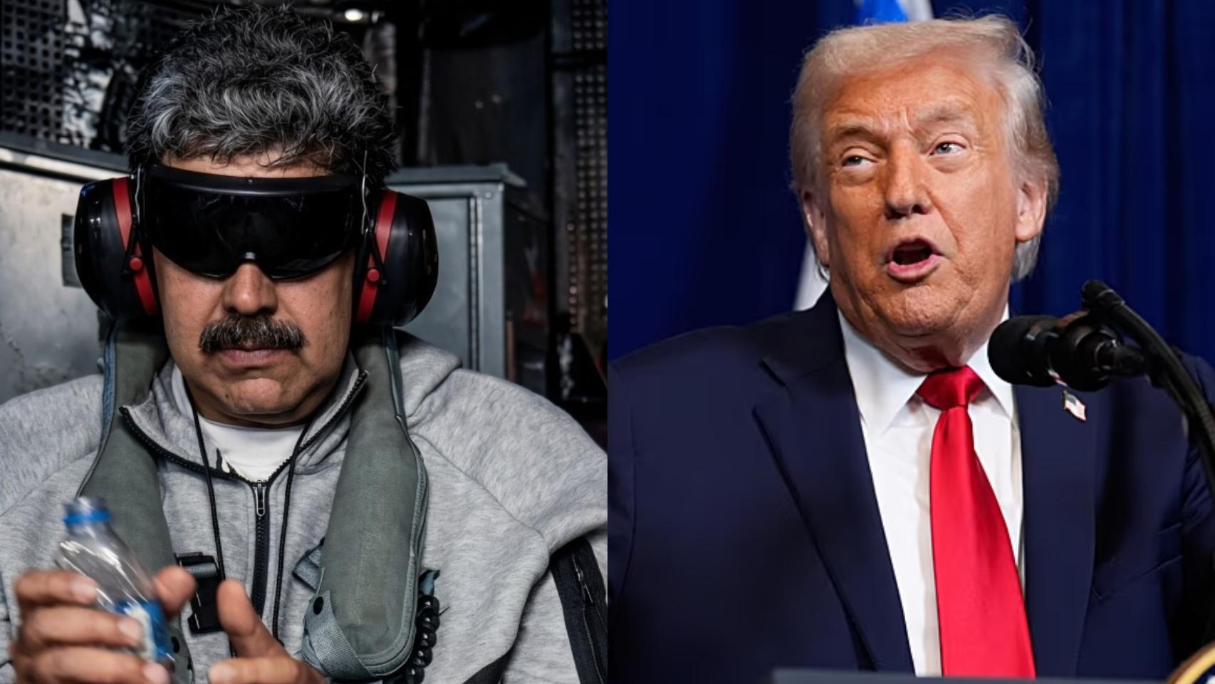 Nicolás Maduro y Donald Trump.