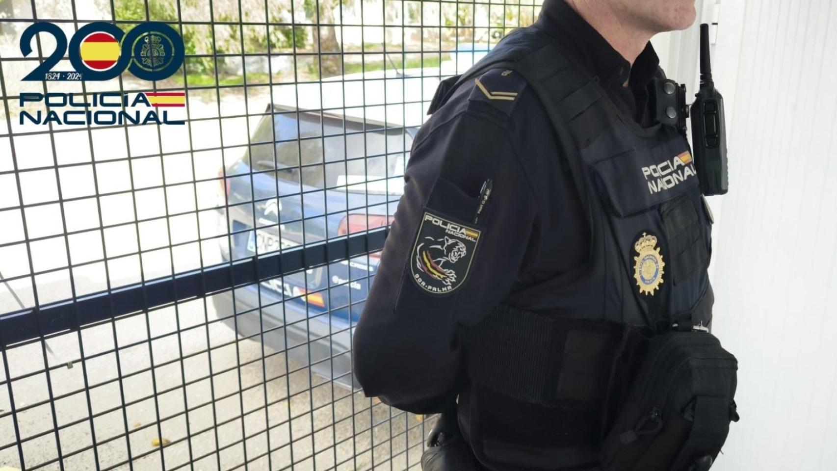 Imagen de archivo de un agente de la Policía Nacional.