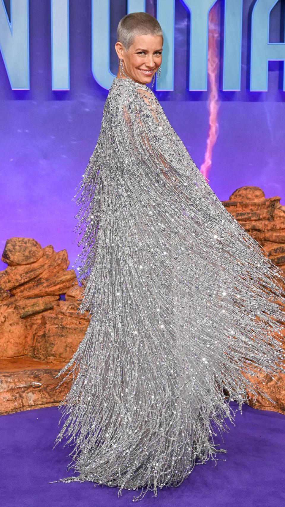 Evangeline Lilly, en el estreno de 'Ant-Man and the Wasp: Quantumania', en Londres, en 2023.