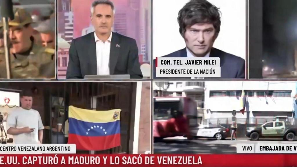 Javier Milei este sábado, en declaraciones a la televisión argentina.