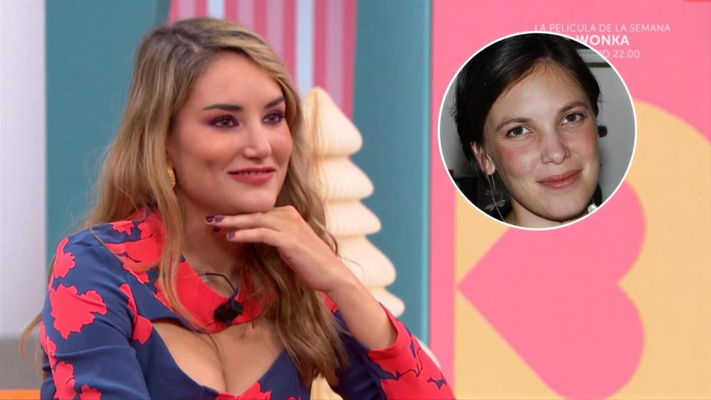 Alba Carrillo en 'D Corazón' y Jara Tristancho en una imagen de archivo.