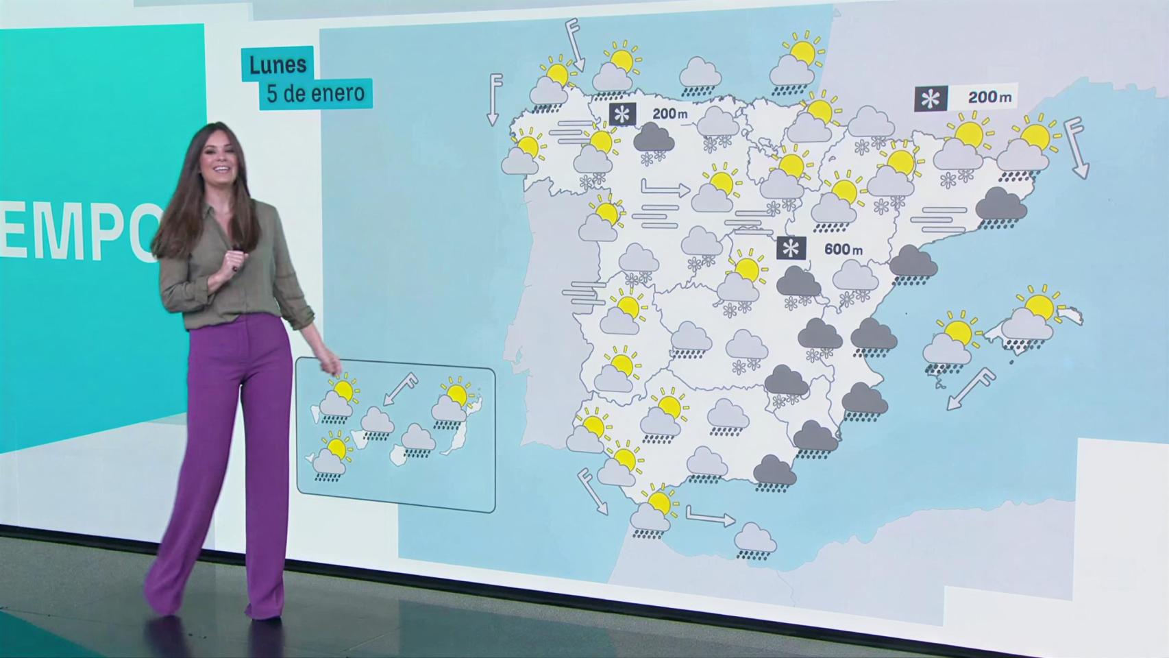 Mercedes Martín en 'El tiempo'.