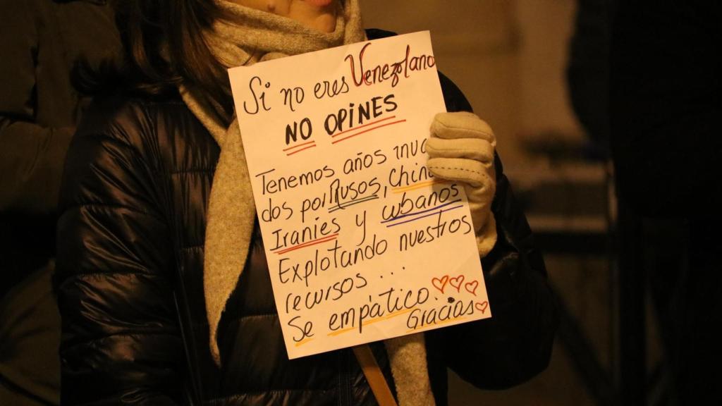 Concentración de venezolanos en Zaragoza