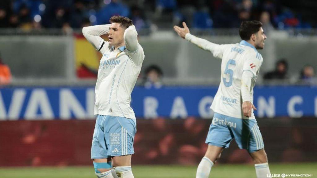 Raúl Guti, durante el Real Zaragoza - Las Palmas