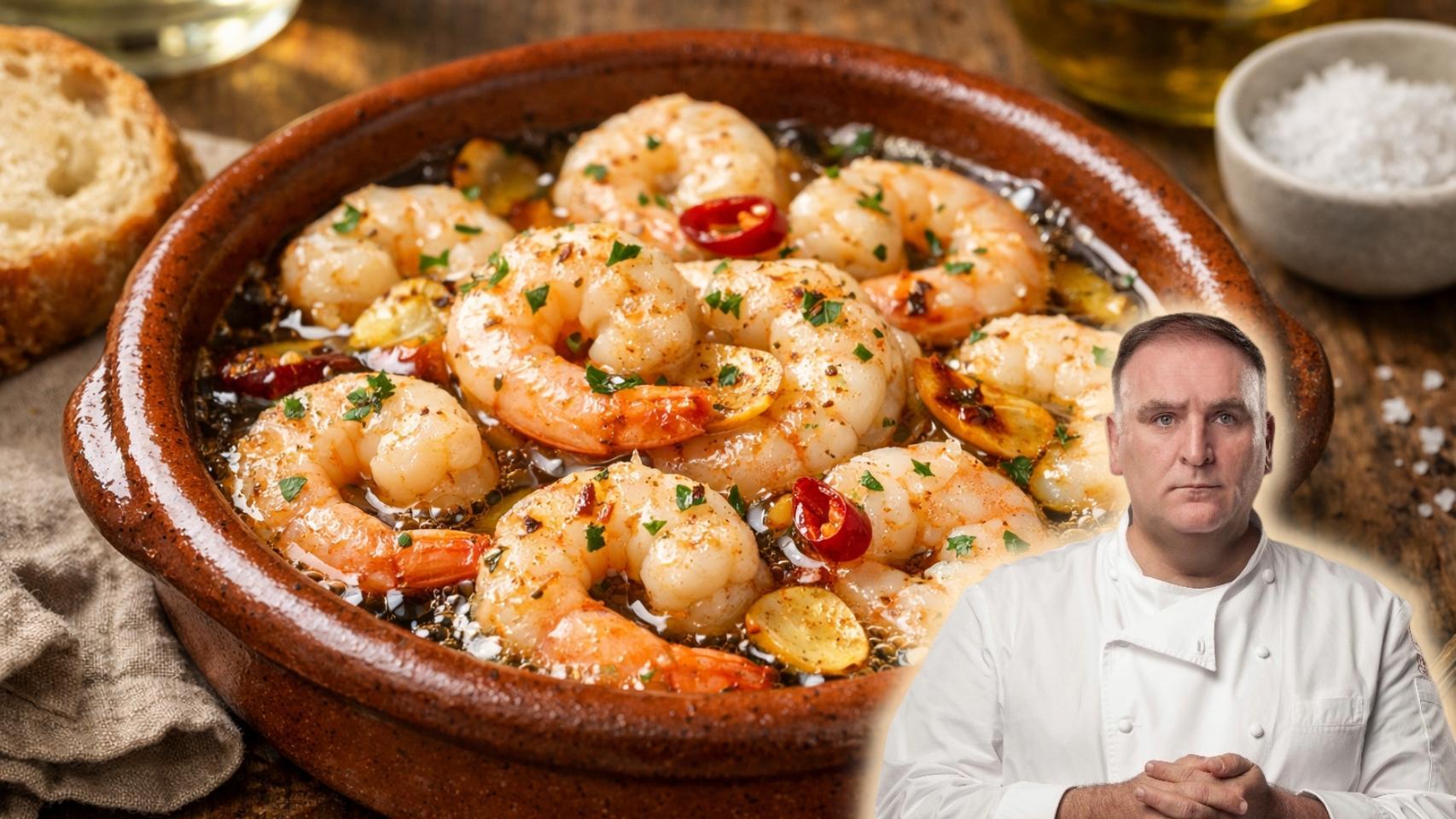 El chef José Andrés en un montaje de El Español