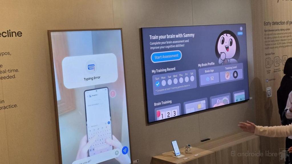 Función de entrenamiento sensorial de One UI