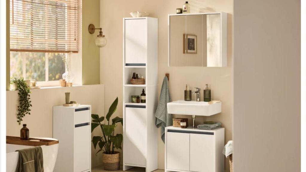 Armario de baño con espejo Oslo.