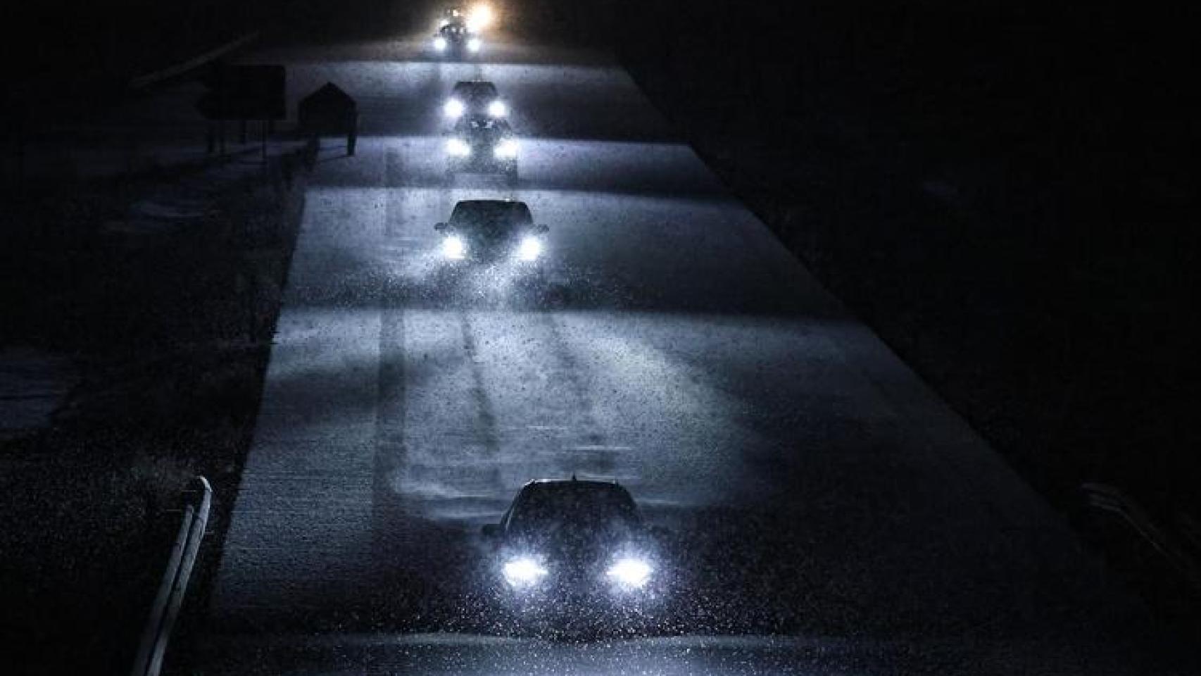 Nieve entre Salamanca y Ávila.