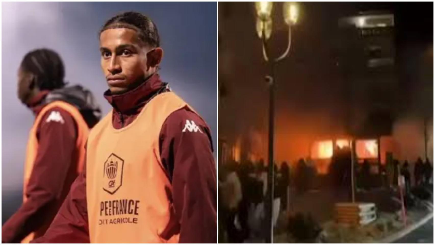 Tahirys Dos Santos, el futbolista herido en el incendio de Crans-Montana