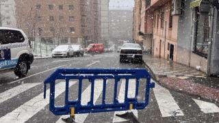 Imagen de la nevada en Cuenca.