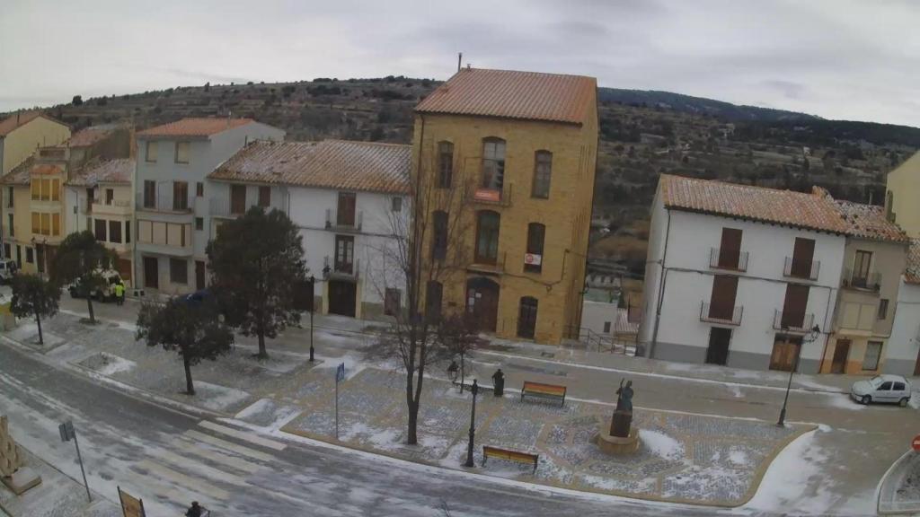 Ligera nevada en Vilafranca. Aemet