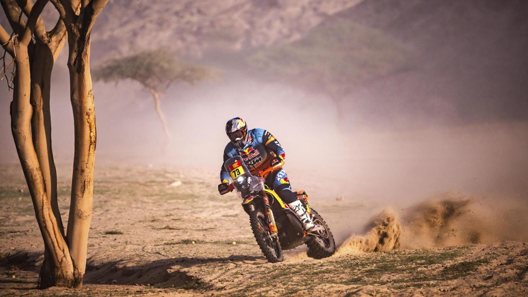 Edgar Canet, en la primera etapa del Dakar 2026
