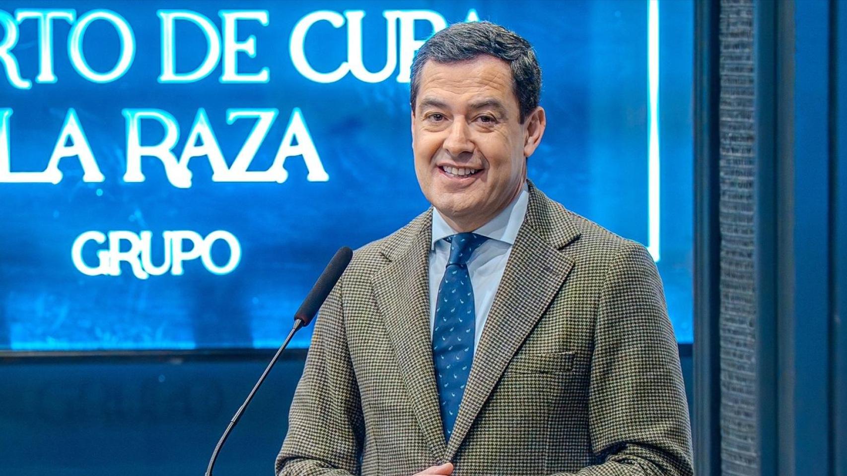 El presidente de la Junta, Juanma Moreno, en una imagen de la pasada semana en Sevilla.