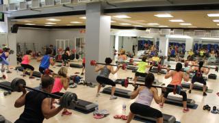 Foto de archivo de un gimnasio.