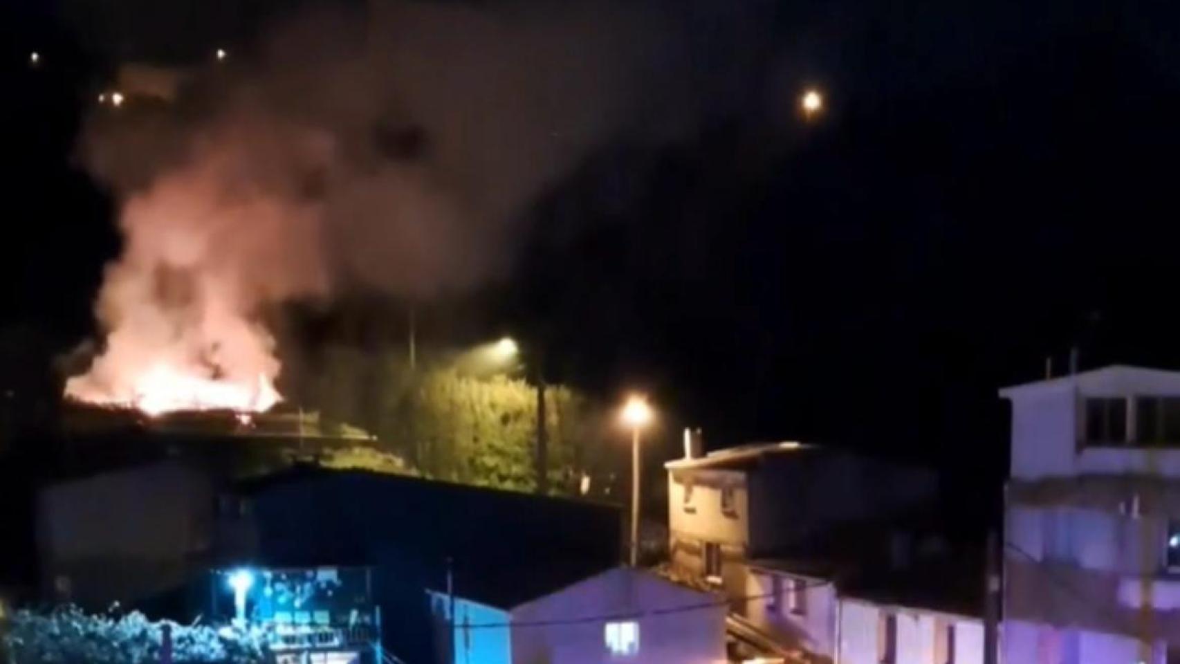 Incendio en A Corveira