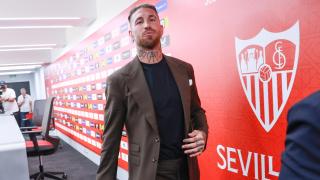 Sergio Ramos en su despedida como jugador del Sevilla ante la prensa, el 18 de junio de 2024.