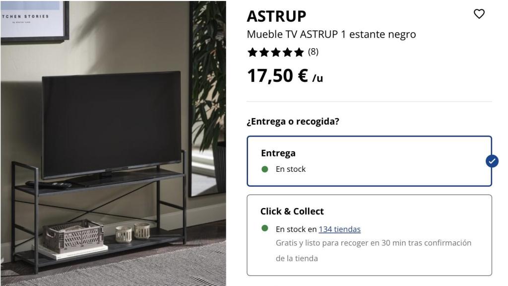 Mueble tv Astrup.