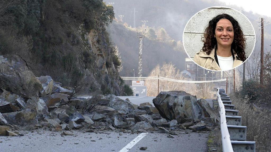 Alicia García y el desprendimiento.