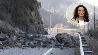 Alicia García y el desprendimiento.