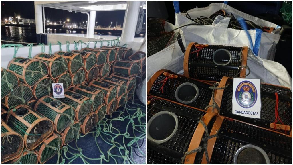 Gardacostas incautó en Galicia más de 27.000 kilos de pescado y marisco en 2025