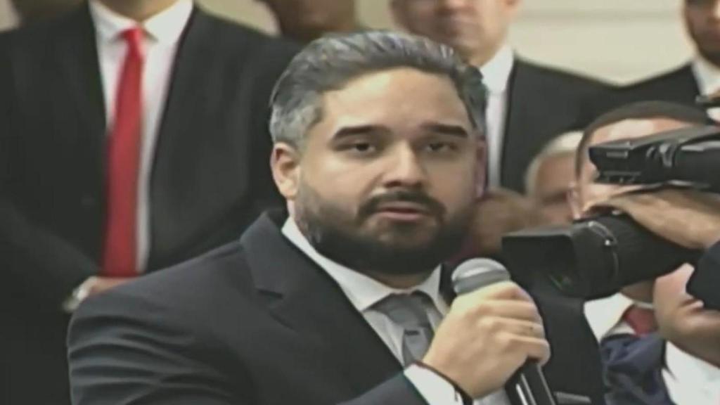 Hijo de Nicolás Maduro, hoy 5 de enero de 2026 en la Asamblea Nacional de Venezuela.