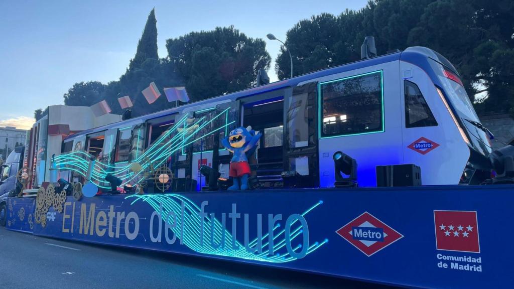 Plataforma do metrô de Madri.