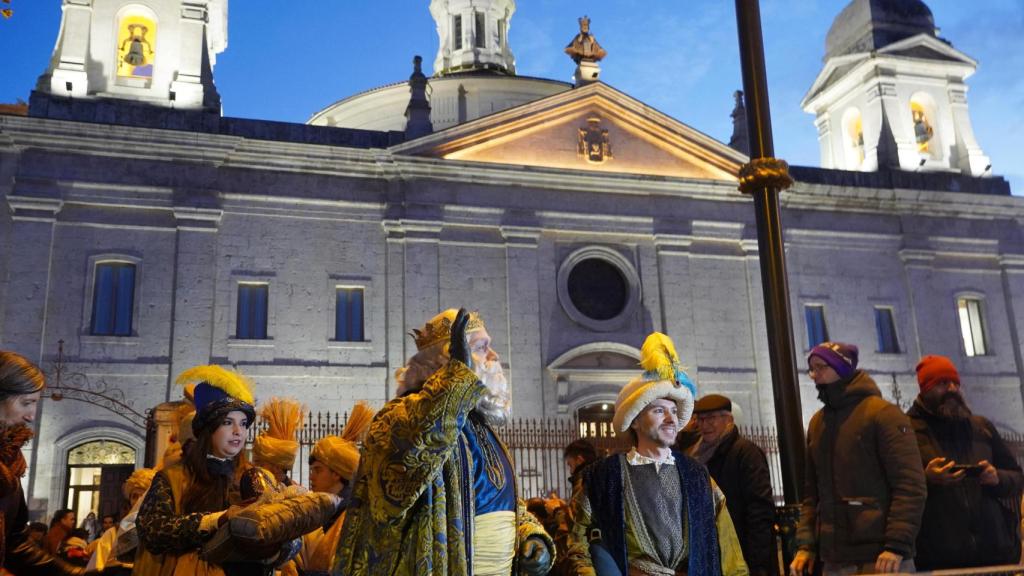 Imagen de la cabalgata de los Reyes Magos en Valladolid