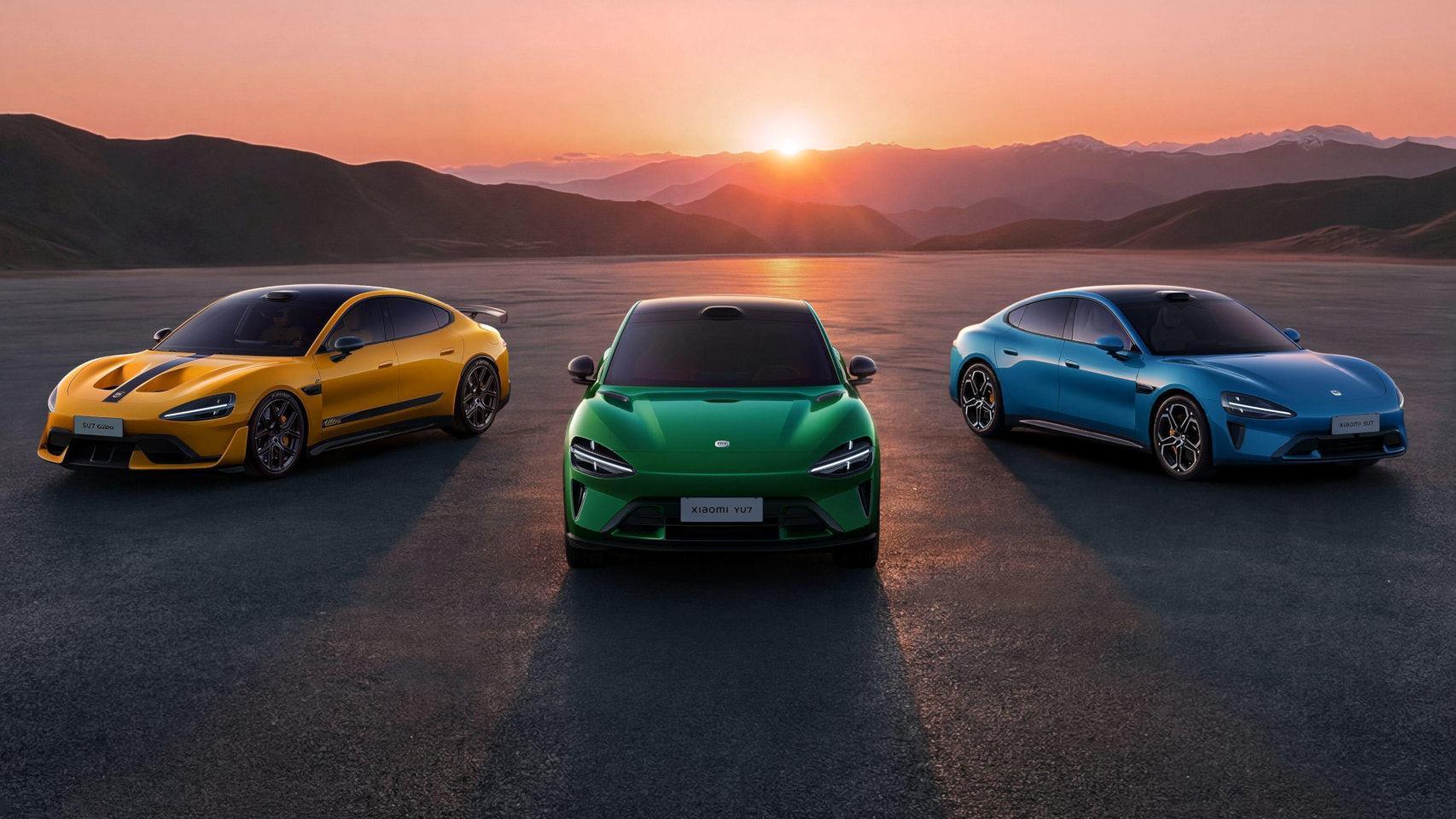 Xiaomi SU7 Ultra, Xiaomi YU7 y Xiaomi SU7