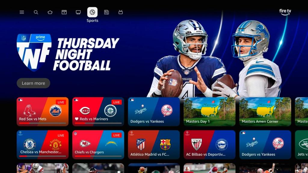 La nueva interfaz de Fire TV OS