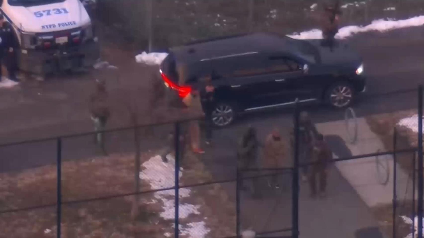 Así ha sido la llegada de Maduro al tribunal de Nueva York que le juzga: en helicóptero, con calles cortadas y escolta de 5 vehículos