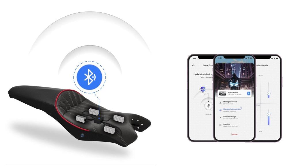 El sistema se conecta con una app a través de Bluetooth