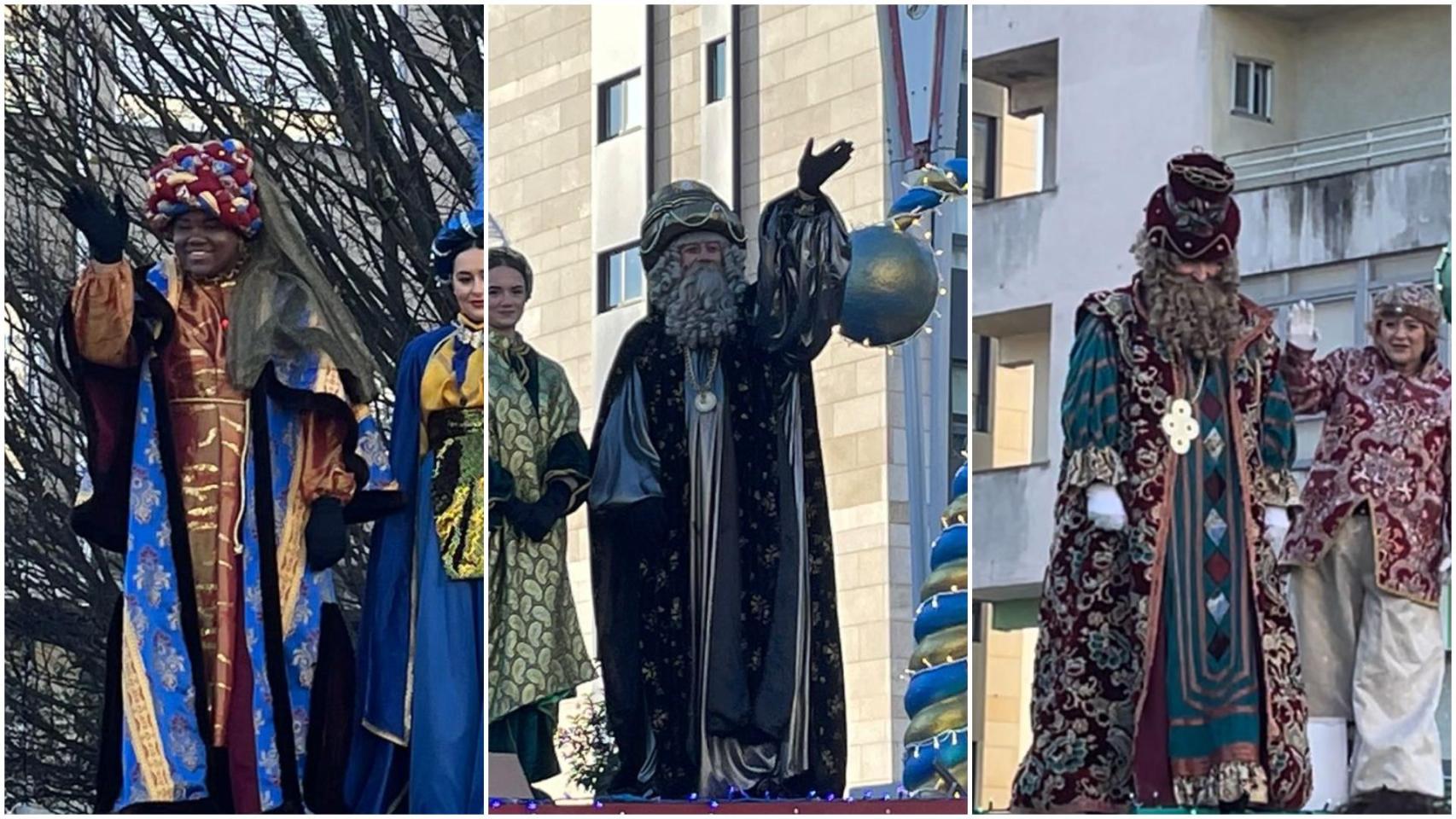 Melchor, Gaspar y Baltasar ya están en Vigo.