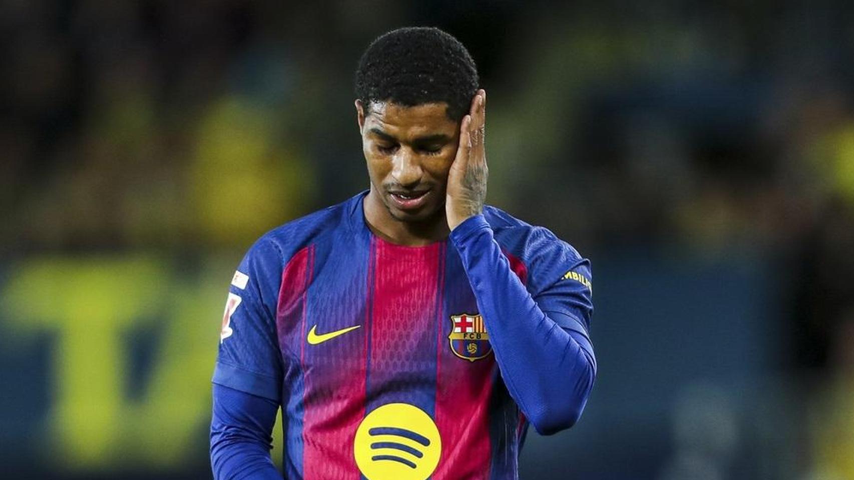 Marcus Rashford, con el FC Barcelona