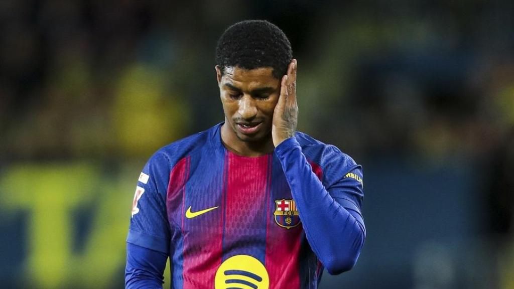 Marcus Rashford, con el FC Barcelona