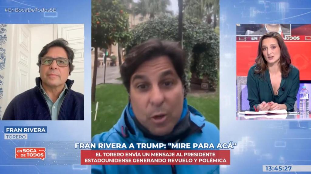 Fran Rivera y Marta Sanchiz en 'En boca de todos'.