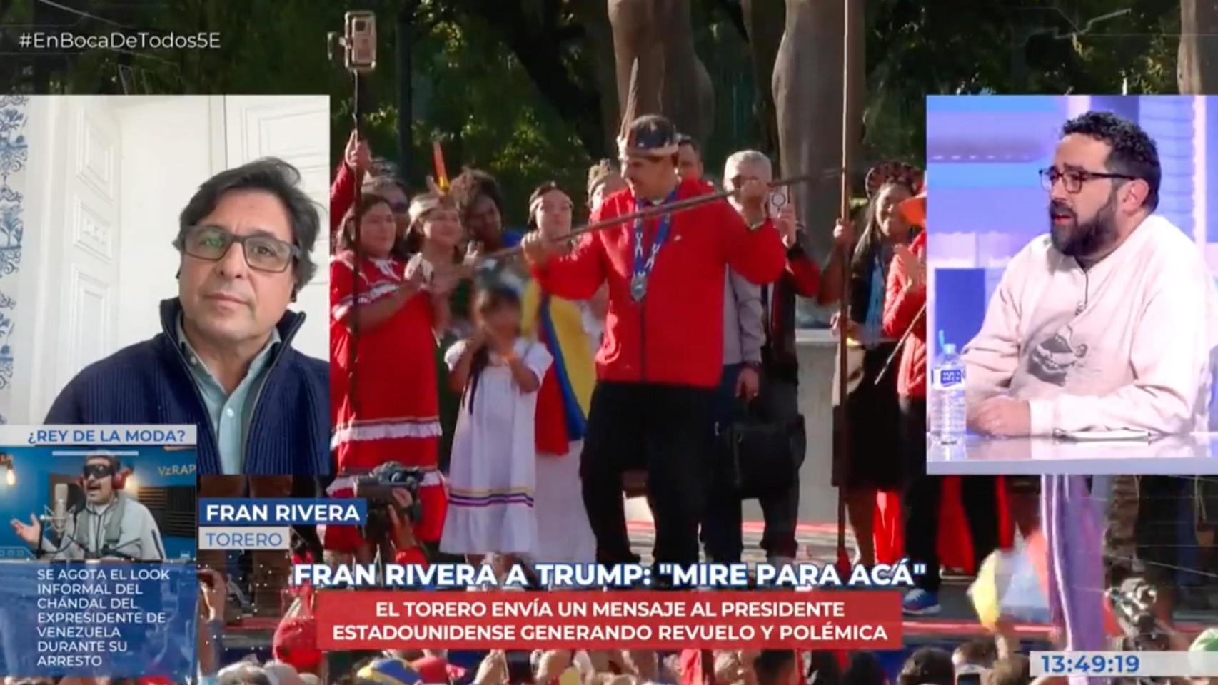 Fran Rivera y Paco Álvarez en 'En boca de todos'.