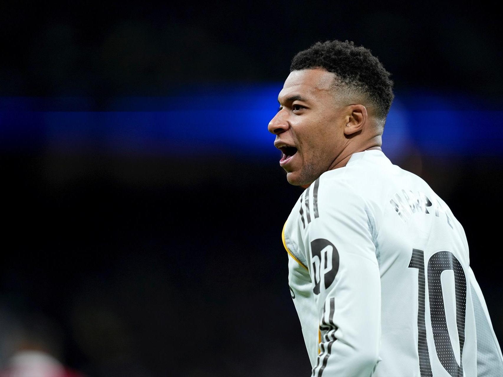 Mbappé, con el Real Madrid